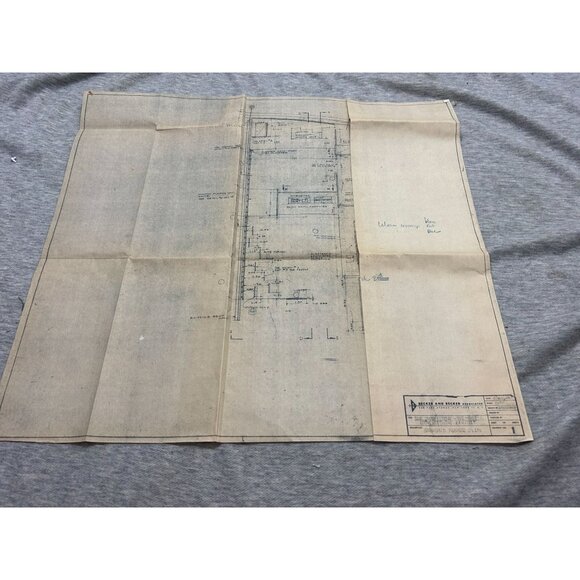 Becker and Becker Association 300 Park Avenue New York 17 Blue Print - Picture 1 of 7